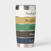 Modern St. Patrick’s Day Gradient 保温保冷タンブラー (正面)