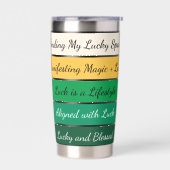 Modern St. Patrick’s Day Gradient 保温保冷タンブラー (左面)