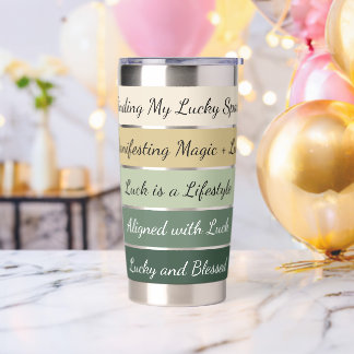 Modern St. Patrick’s Day Gradient 保温保冷タンブラー