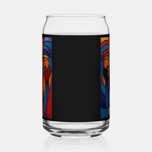 Modern Stained Glass Three Wise Men ガラス缶 (左)