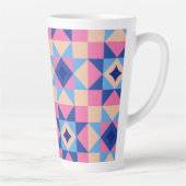 Modern Star Block Quilt カフェラテマグ (右)