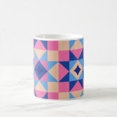 Modern Star Block Quilt コーヒーマグカップ (中央)