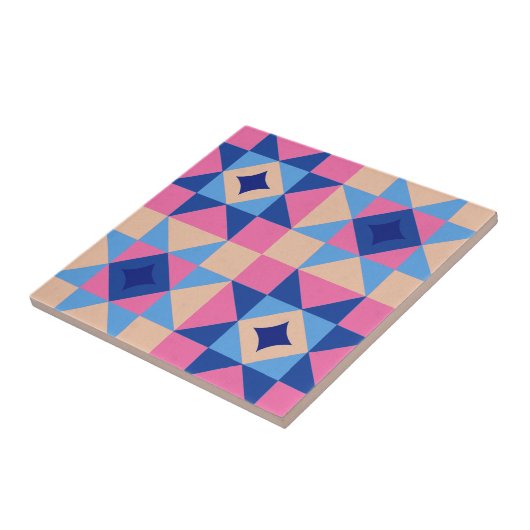 Modern Star Block Quilt タイル (側面)