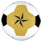 Modern Star Mark Soccer Ball with Unique Design サッカーボール (回転)