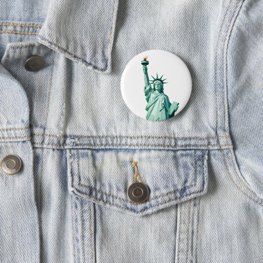 Modern Statue of Liberty Button 缶バッジ (インサイチュ)