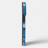 Modern Stone Dusty Blue Marble Case-Mate iPhoneケース (裏面 / 右)