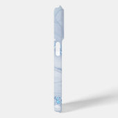 Modern Stone Dusty Blue Marble Case-Mate iPhoneケース (裏面 / 右)