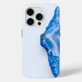 Modern Stone Dusty Blue Marble Case-Mate iPhoneケース (裏面)