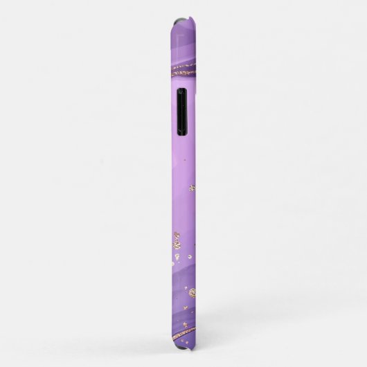 Modern Stone Dusty Blue Marble Case-Mate iPhoneケース (裏面/右)