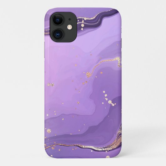 Modern Stone Dusty Blue Marble Case-Mate iPhoneケース (裏面)