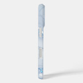 Modern Stone Dusty Blue Marble Case-Mate iPhoneケース (裏面 / 右)