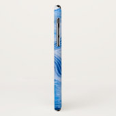 Modern Stone Dusty Blue Marble Case-Mate iPhoneケース (裏面/左)