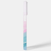 Modern Stone Dusty Blue Marble Case-Mate iPhoneケース (裏面 / 右)