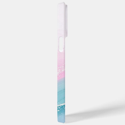 Modern Stone Dusty Blue Marble Case-Mate iPhoneケース (裏面 / 右)