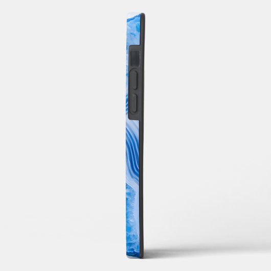 Modern Stone Dusty Blue Marble Case-Mate iPhoneケース (裏面 / 左)