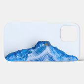 Modern Stone Dusty Blue Marble Case-Mate iPhoneケース (裏面 (横))