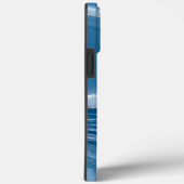 Modern Stone Dusty Blue Marble Case-Mate iPhoneケース (裏面 / 右)