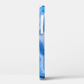 Modern Stone Dusty Blue Marble Case-Mate iPhoneケース (裏面 / 左)