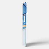 Modern Stone Dusty Blue Marble Case-Mate iPhoneケース (裏面 / 右)