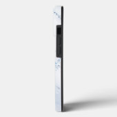 Modern Stone Dusty Blue Marble Case-Mate iPhoneケース (裏面 / 左)