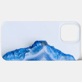 Modern Stone Dusty Blue Marble Case-Mate iPhoneケース (裏面 (横))