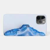 Modern Stone Dusty Blue Marble Case-Mate iPhoneケース (裏面(横))