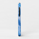 Modern Stone Dusty Blue Marble Case-Mate iPhoneケース (裏面/左)