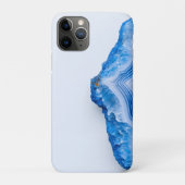 Modern Stone Dusty Blue Marble Case-Mate iPhoneケース (裏)