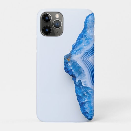 Modern Stone Dusty Blue Marble Case-Mate iPhoneケース (裏)