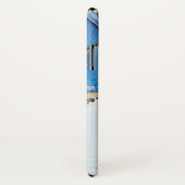 Modern Stone Dusty Blue Marble Case-Mate iPhoneケース (裏面/右)