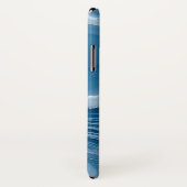 Modern Stone Dusty Blue Marble Case-Mate iPhoneケース (裏面/右)