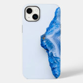 Modern Stone Dusty Blue Marble Case-Mate iPhoneケース (裏面)