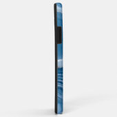 Modern Stone Dusty Blue Marble Case-Mate iPhoneケース (裏面/右)