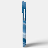 Modern Stone Dusty Blue Marble Case-Mate iPhoneケース (裏面 / 左)