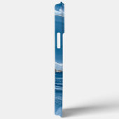 Modern Stone Dusty Blue Marble Case-Mate iPhoneケース (裏面 / 右)