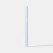 Modern Stone Dusty Blue Marble iPhoneケース (右側面)