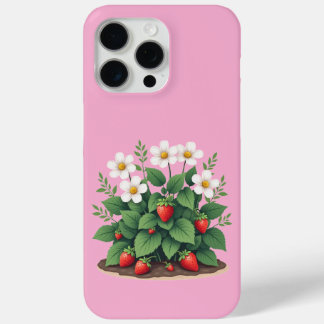 Modern Strawberry Plant iPhone/iPad Case iPhone 15 Pro Maxケース