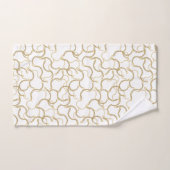 Modern Streetstyle Glam With Gold Chains バスタオルセット (ハンドタオル)