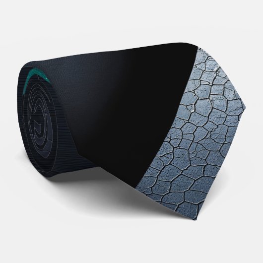Modern Strength - negro carbón, azul marino y gris ネクタイ (ロール)