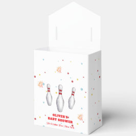 Modern Strike Up Bowling Sport Baby Shower  フェイバーボックス