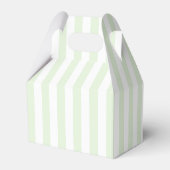 Modern Stripes St Patricks Day Wedding Shower フェイバーボックス (裏面サイド)