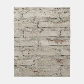 Modern style design decorative brick wall surface  フリースブランケット (正面)
