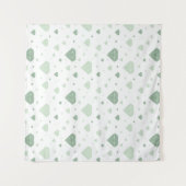 Modern Style Tapestry with Geometric Diamond Print タペストリー (正面(横))