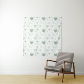 Modern Style Tapestry with Geometric Diamond Print タペストリー (インサイチュ)