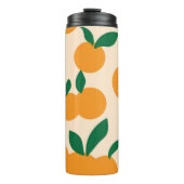 Modern Stylish Citrus Fruit Oranges Pattern タンブラー (正面)