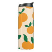 Modern Stylish Citrus Fruit Oranges Pattern タンブラー (回転左)