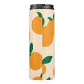 Modern Stylish Citrus Fruit Oranges Pattern タンブラー (裏面)