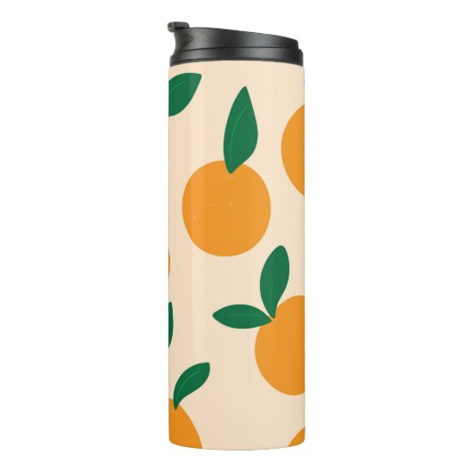 Modern Stylish Citrus Fruit Oranges Pattern タンブラー (回転右)