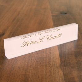 Modern Stylish Custom Name Desk Plate デスクネームプレート