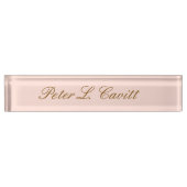 Modern Stylish Custom Name Desk Plate デスクネームプレート (正面)